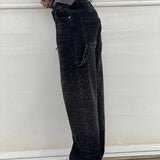 Jeans brilhantes, casuais e confortáveis