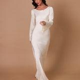 Langärmliges Maxikleid - Mühelose Eleganz für jeden Anlass