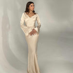 Langärmliges Maxikleid - Mühelose Eleganz für jeden Anlass