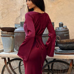 Langärmliges Maxikleid - Mühelose Eleganz für jeden Anlass