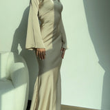 Langärmliges Maxikleid - Mühelose Eleganz für jeden Anlass