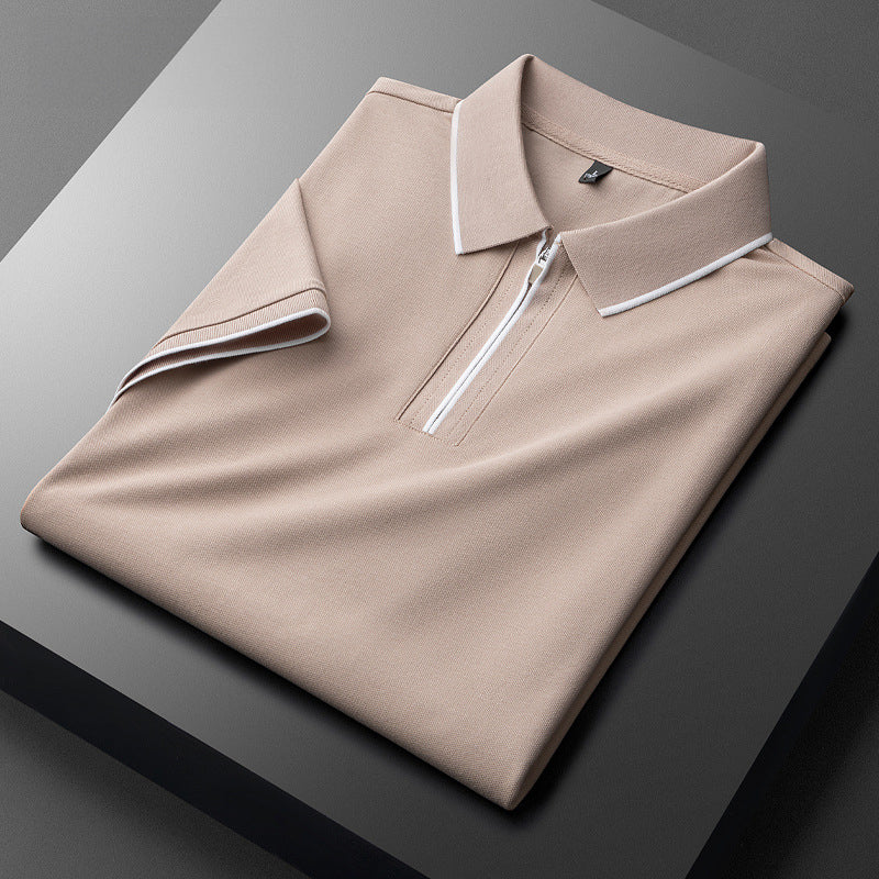 Camisa pólo de algodão elegante
