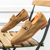 Mocassins de couro chiques