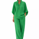Moda Lusitana - Conjunto de Linho Elegante