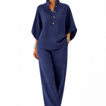 Moda Lusitana - Conjunto de Linho Elegante