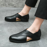 Mocassins de couro vintage