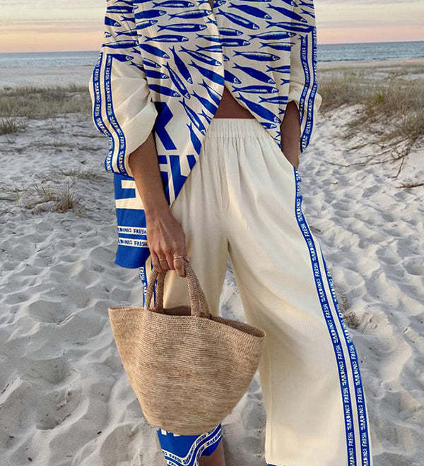 Claudine™ | Conjunto feminino leve e sofisticado para dias de verão