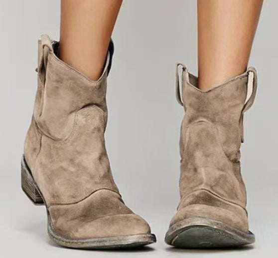 Moda Lusitana - Botas de Camurça Elegantes
