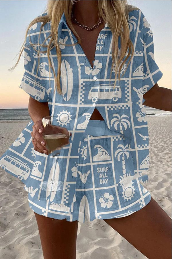 Moda Lusitana - Conjunto Estampado de Verão