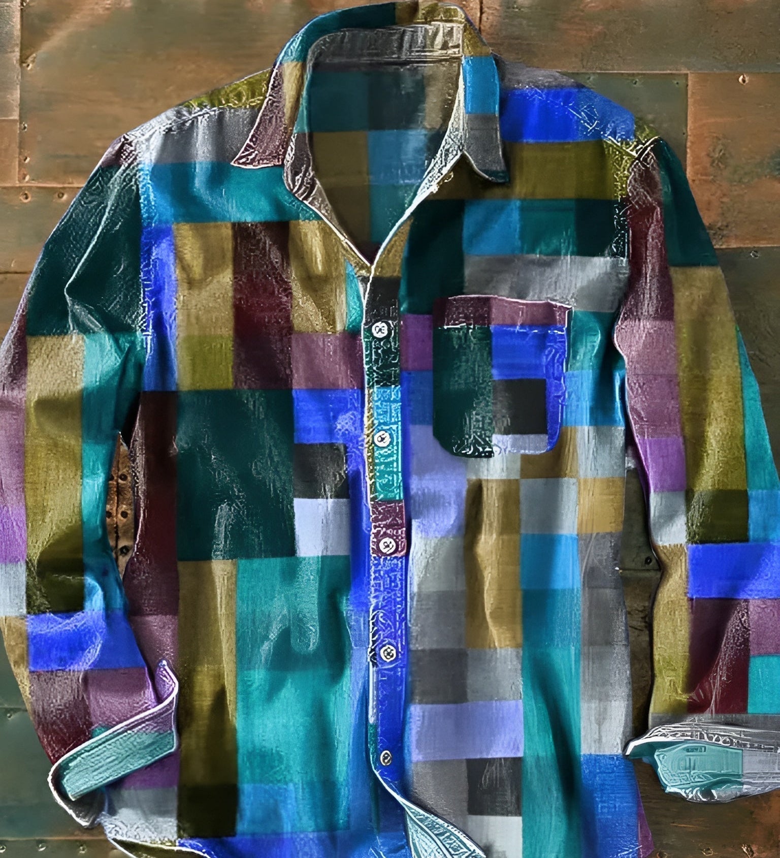 Moda Lusitana - Camisa Mosaico Confortável