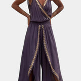 Vestido Mono Detalhes Dourados