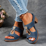 Anita – sandália ortopédica elegante com salto bloco