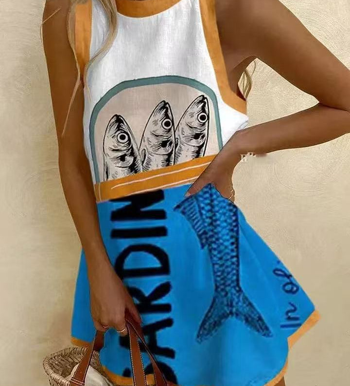 Orvienne™ | Vestido curto leve e feminino para dias de verão
