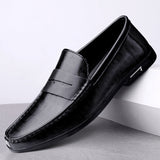Mocassins elegantes em pele de primeira qualidade