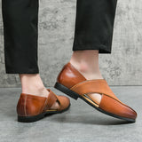 Mocassins de couro vintage