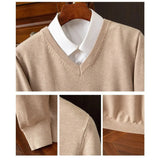 Camisola com decote em V chique