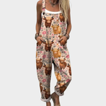 Moda Lusitana - Jardineira Confortável com Estampa