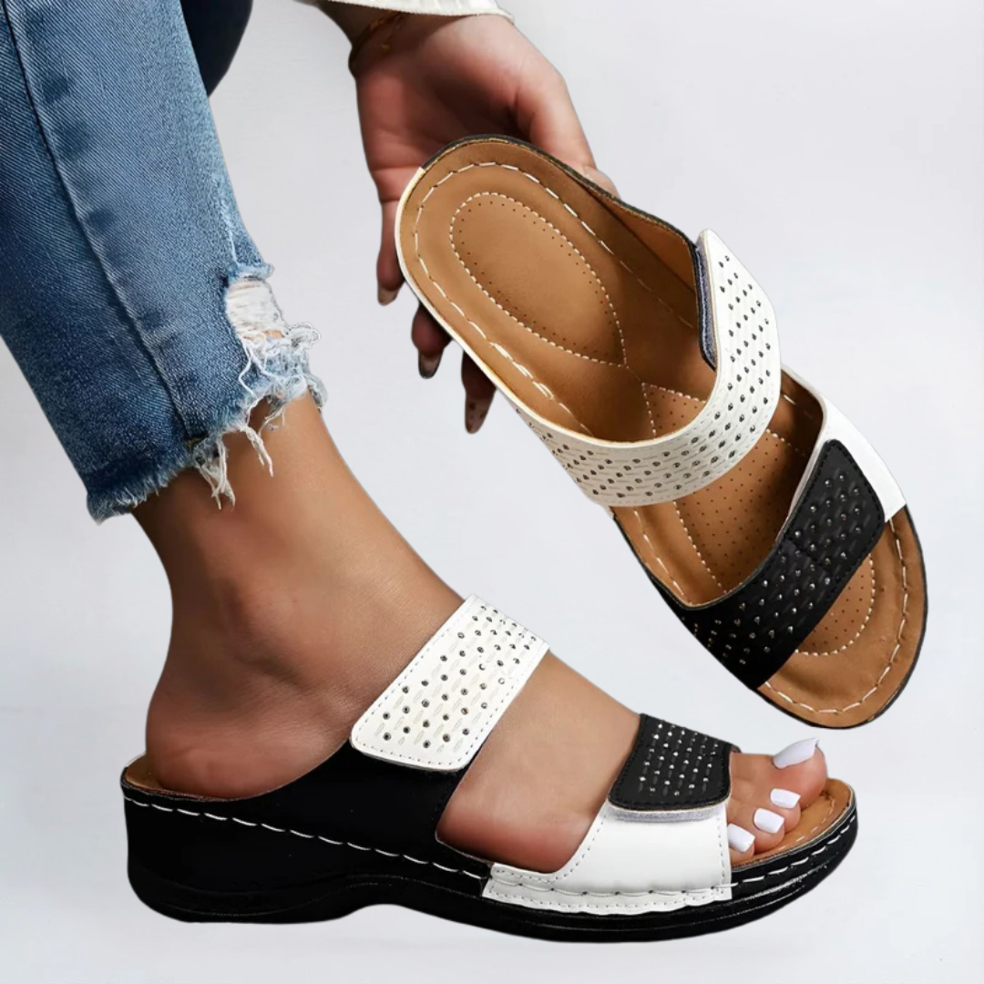 Lóra – sandália ortopédica elegante com excelente almofadado