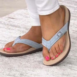 Zita – sandália ortopédica leve estilo flip-flop
