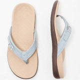 Zita – sandália ortopédica leve estilo flip-flop