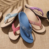Zita – sandália ortopédica leve estilo flip-flop