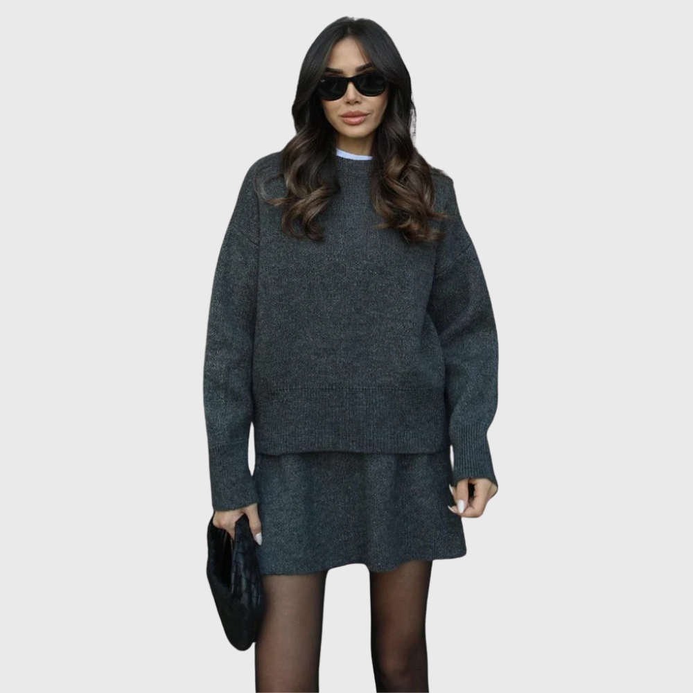 Conjunto de malha aconchegante