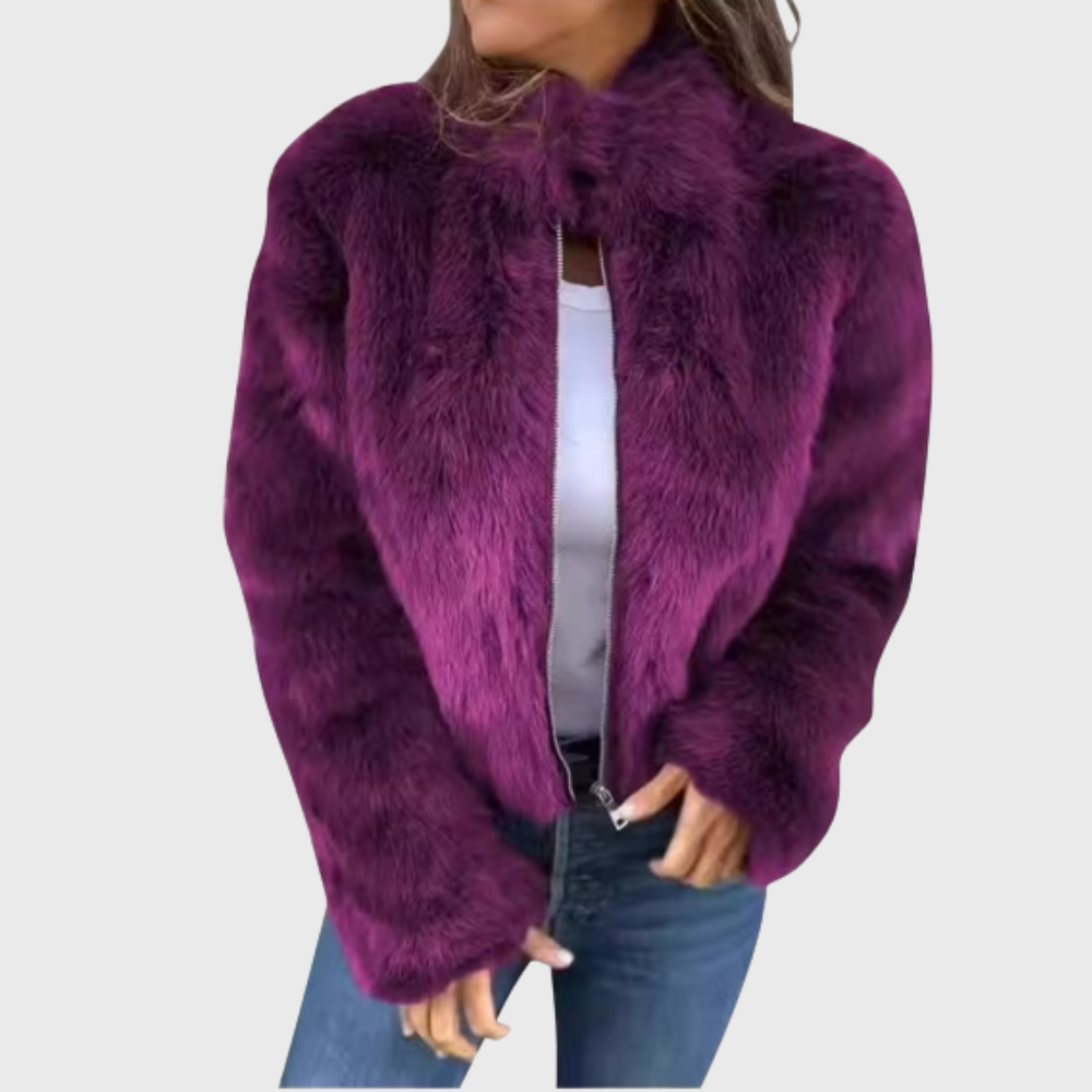 Sofia - Jaqueta térmica feminina Teddy Fleece