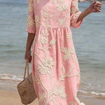 Moda Lusitana - Vestido Estampado Floral Solto