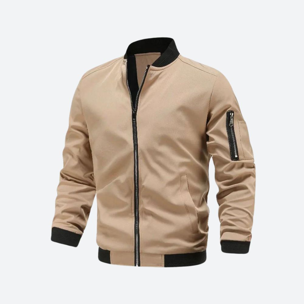 Casaco de bombardeiro elegante