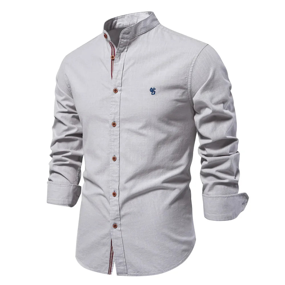 Camisa de linho elegante
