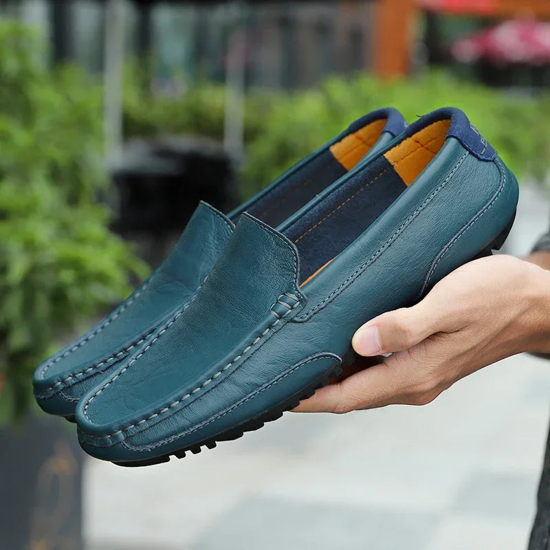 Mocassins de couro vintage