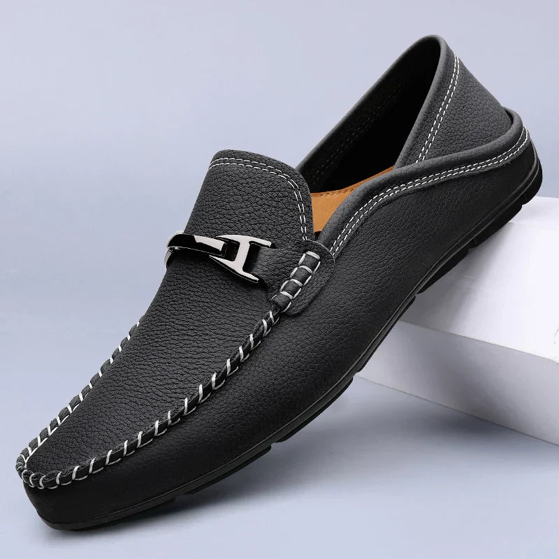 Mocassins em pele de primeira qualidade