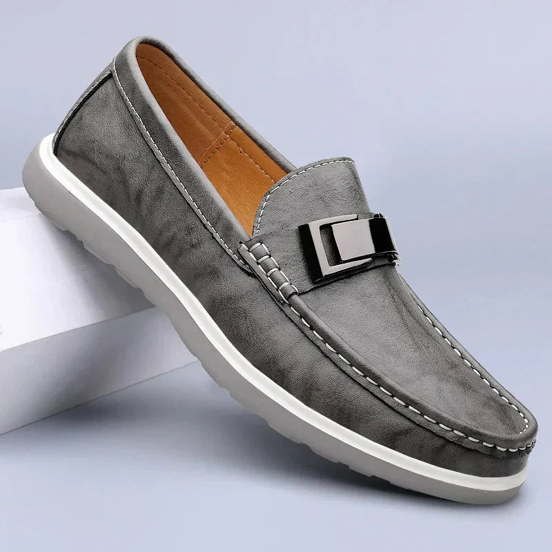 Mocassins de couro de luxo