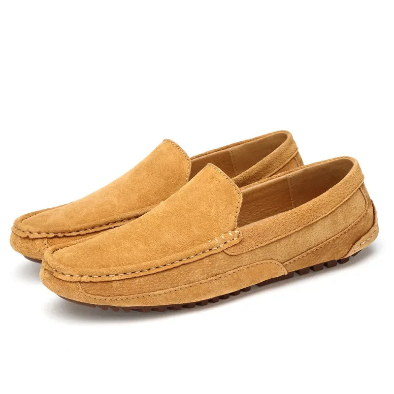 Mocassins de camurça premium chiques