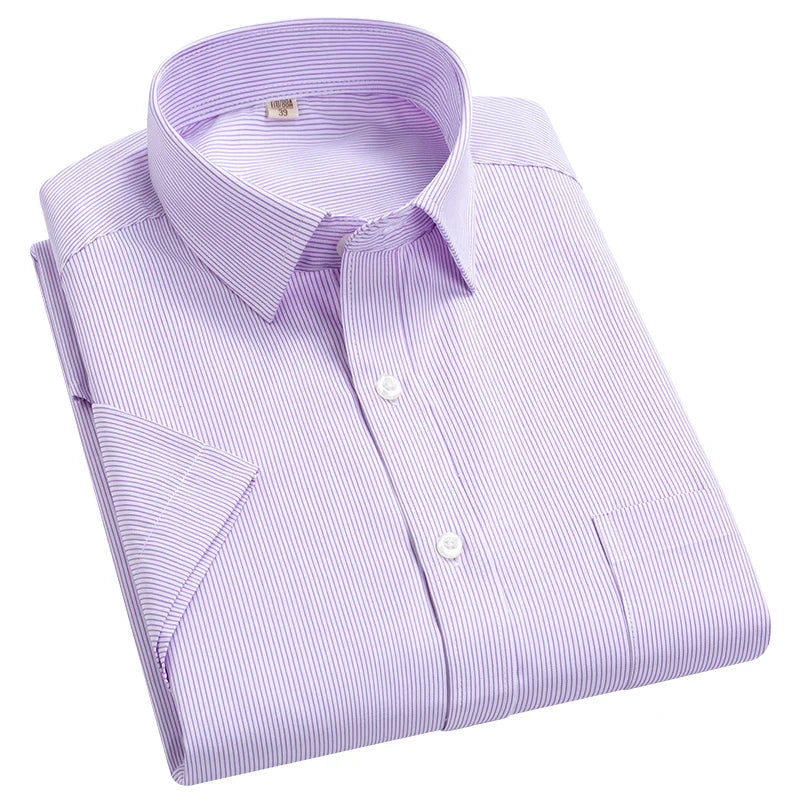 Camisa de negócios de manga curta
