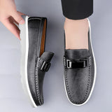 Mocassins de couro de luxo