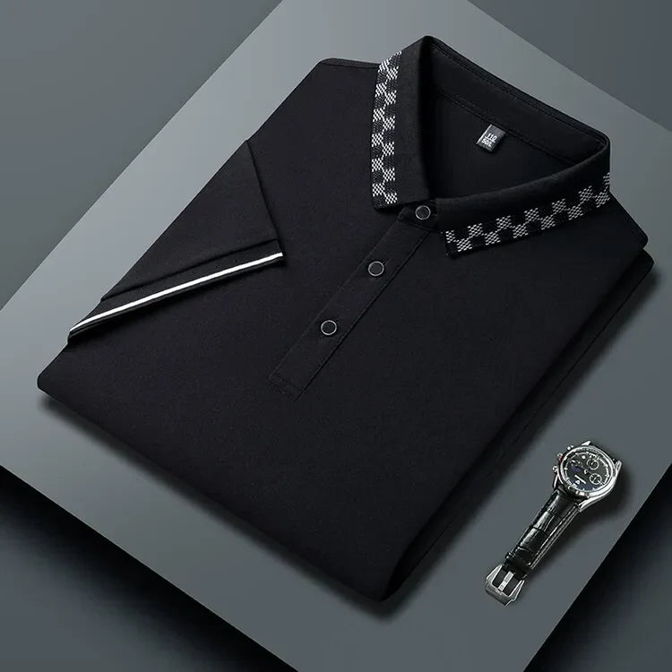 Camisa pólo de algodão