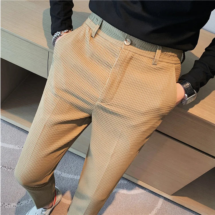 Calças elegantes para homem