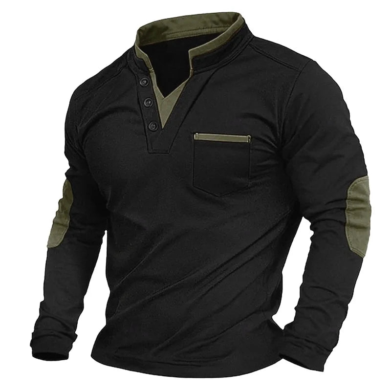 Camisola com decote em V para homem