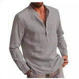 Camisa de algodão respirável