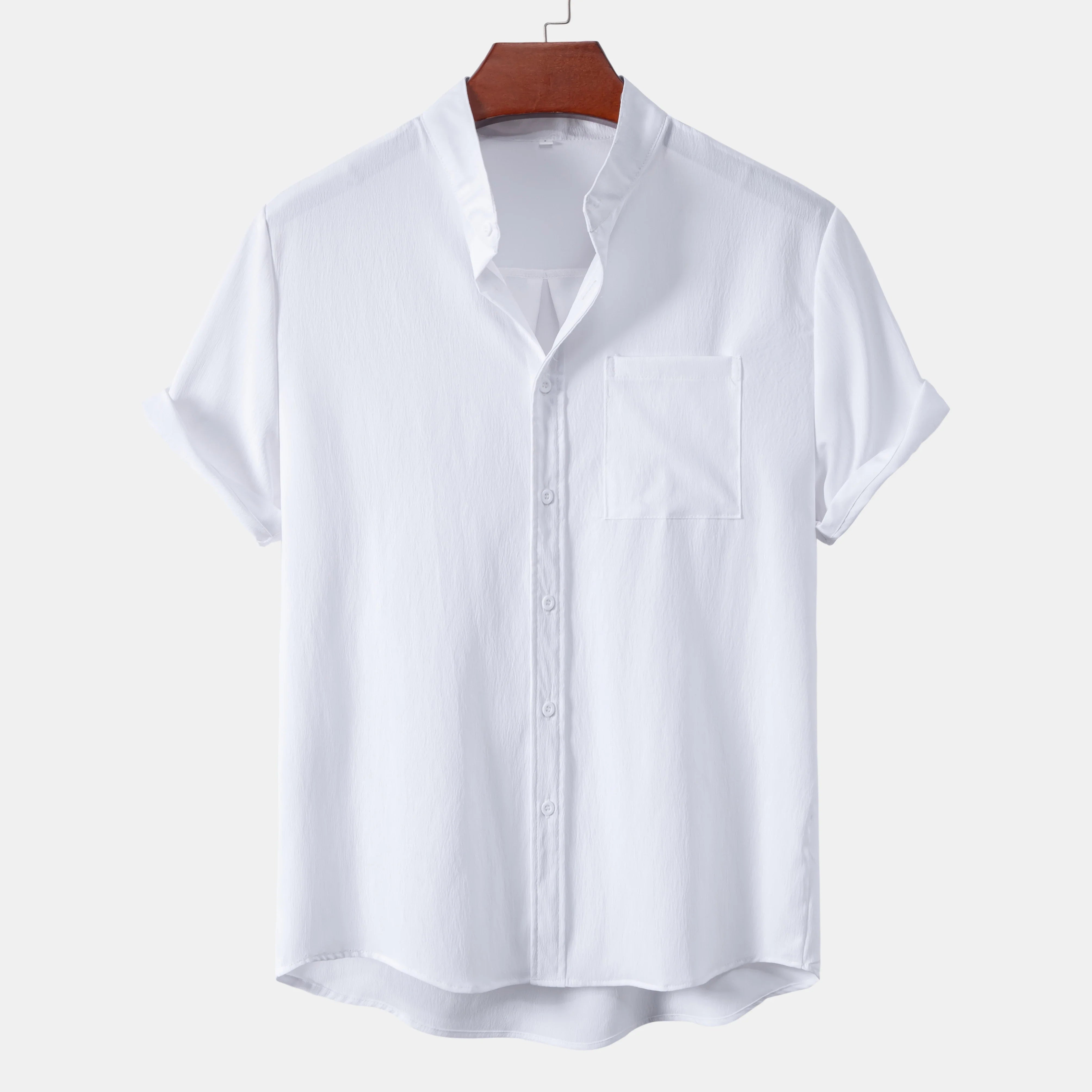 Camisa de verão elegante e respirável