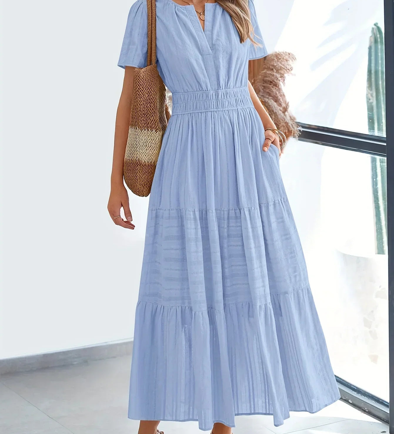 NATALIE™ - VESTIDO ELEGANTE E LISONJANTE