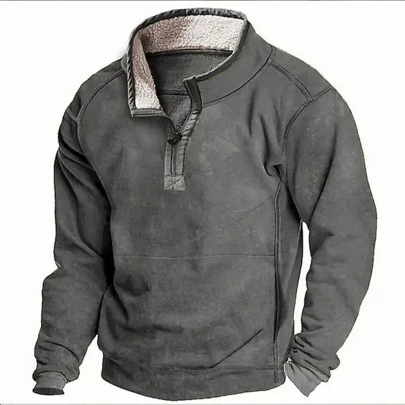 Camisola com fecho de correr