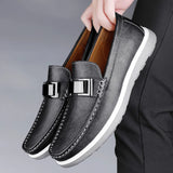Mocassins de couro de luxo