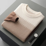 Camisola masculina em lã merino