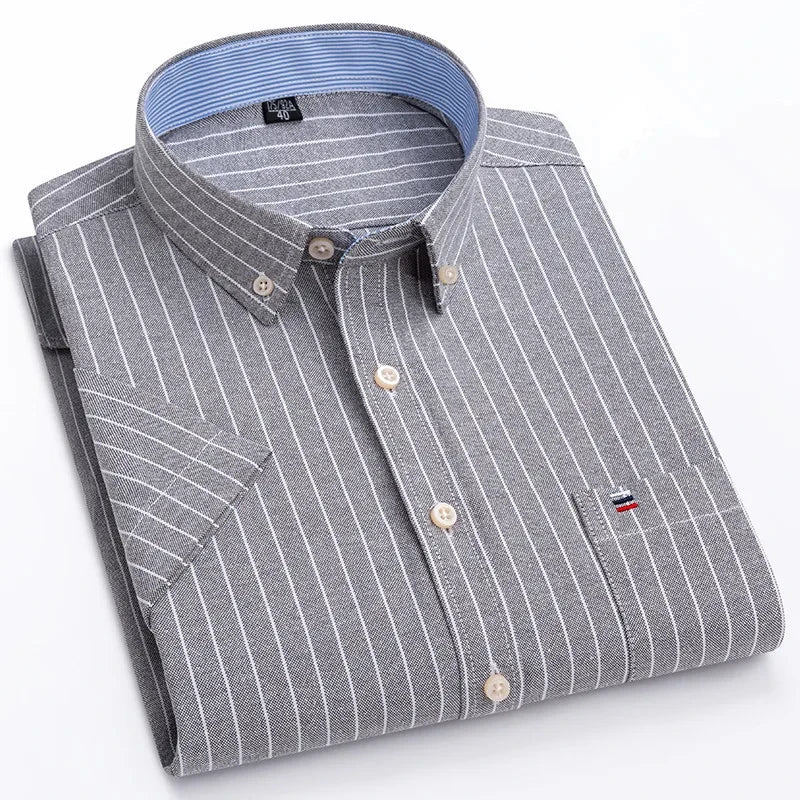 Givalli - Camisa de algodão elegante para homem