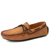 Mocassins de camurça feitos à mão