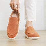 Mocassins casuais de camurça