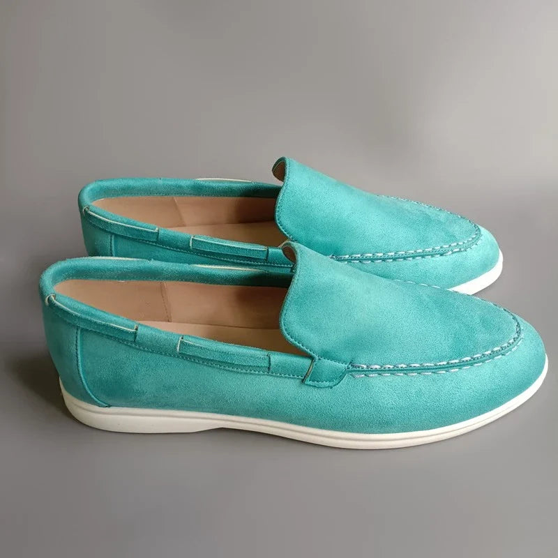 Mocassins de camurça premium