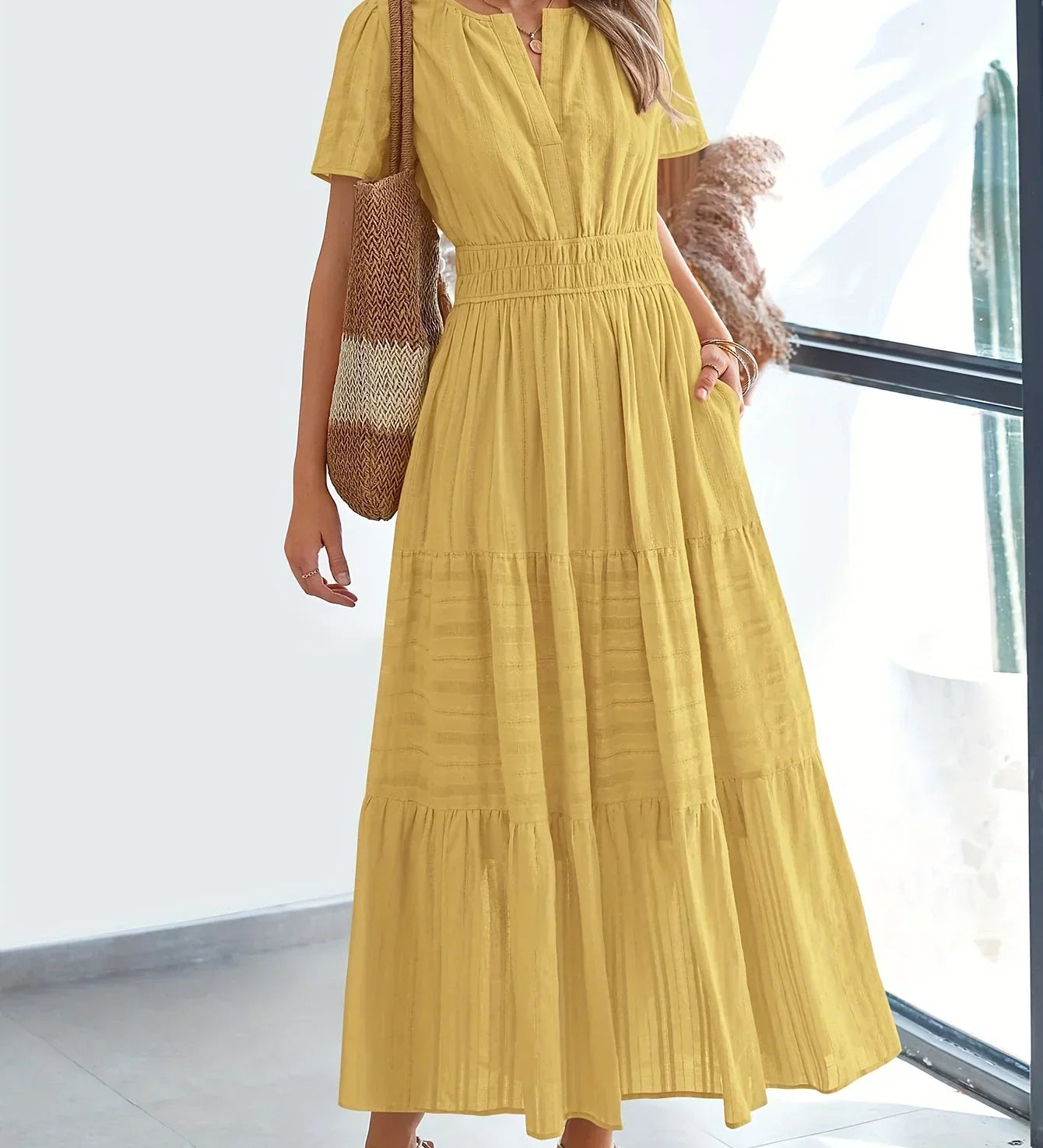 NATALIE™ - VESTIDO ELEGANTE E LISONJANTE